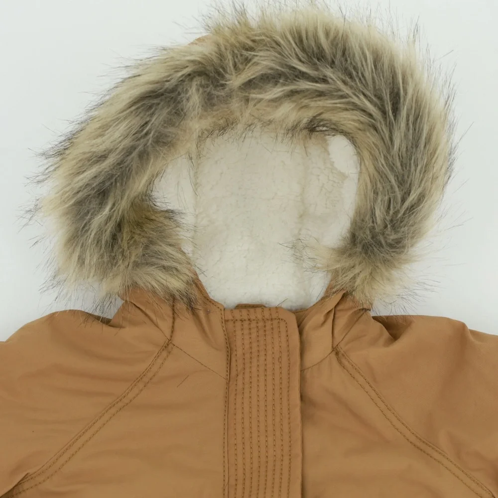 OLD NAVY Unisex Faux‎ Fur Trim Hooded Parka Coat 12-18M NWT Plush Sherpa Lining
